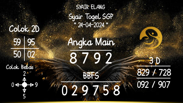 SYAIR ELANG - Syair Togel SGP
