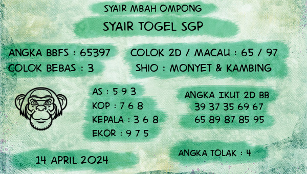 Syair Mbah Ompong - Syair Togel SGP