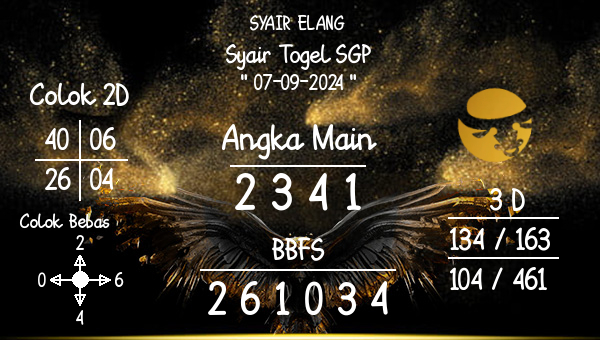 SYAIR ELANG - Syair Togel SGP