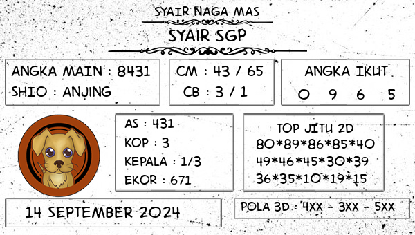 SYAIR NAGA MAS - Syair SGP