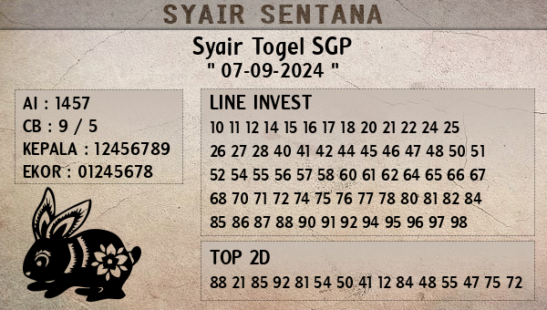  - Syair Togel SGP