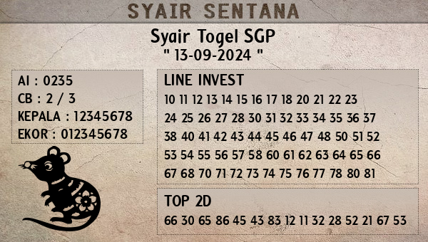  - Syair Togel SGP