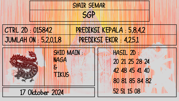 SYAIR SEMAR - SGP