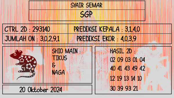 SYAIR SEMAR - SGP