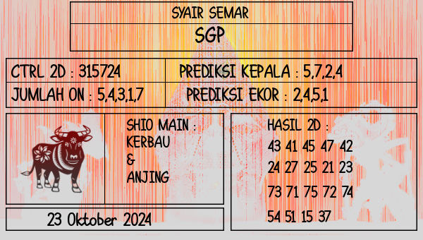 SYAIR SEMAR - SGP